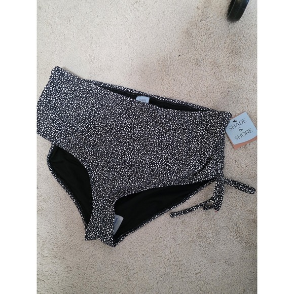 Shade & Shore Other - Shade‎ & Shore high-waist bikini bottoms 1X New